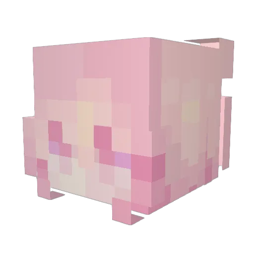 gh0ulity Minecraft avatar head, 3D render