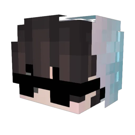 gh9ust Minecraft avatar head, 3D render