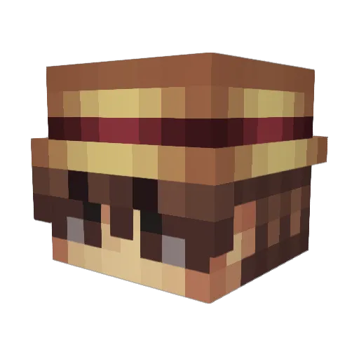 ghanstar05 Minecraft avatar head, 3D render