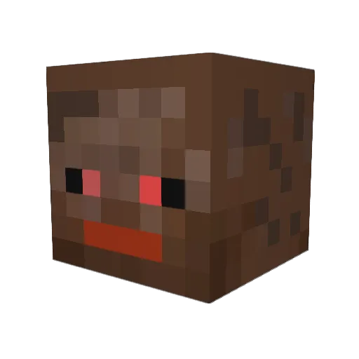 ghastly20 Minecraft avatar head, 3D render