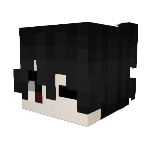 ghcsst Minecraft avatar head, 3D render