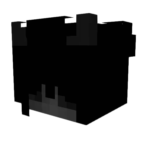 ghcstemane Minecraft avatar head, 3D render