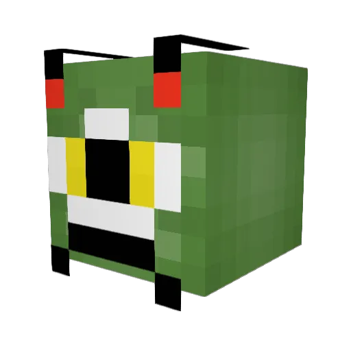 ghdi12344 Minecraft avatar head, 3D render