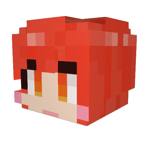 ghdi3 Minecraft avatar head, 3D render