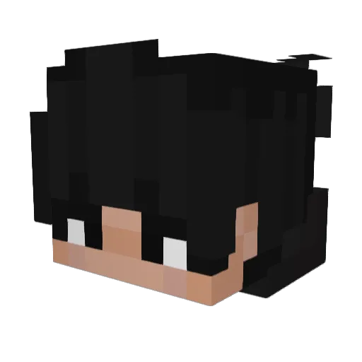 ghejuuuu Minecraft avatar head, 3D render