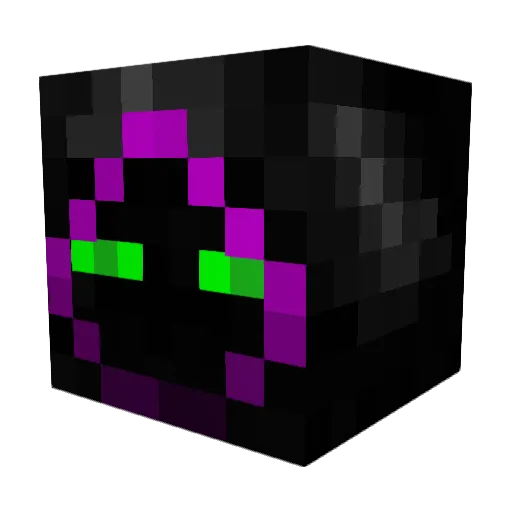 ghertz Minecraft avatar head, 3D render