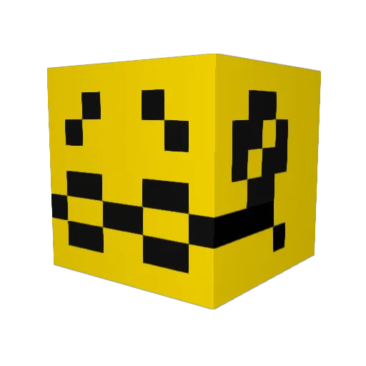 ghett11 Minecraft avatar head, 3D render