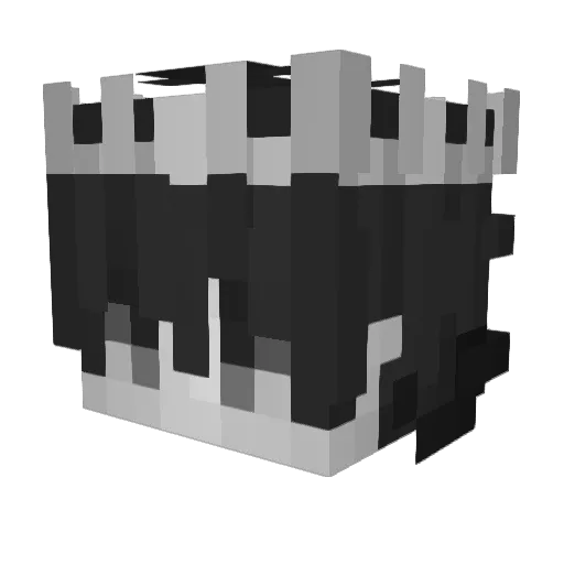 ghhxstt Minecraft avatar head, 3D render