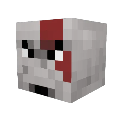 ghiest87 Minecraft avatar head, 3D render