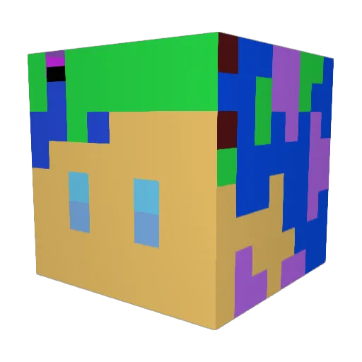 ghkdrjsgh Minecraft avatar head, 3D render