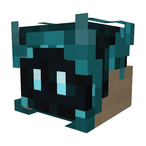 ghoJashi Minecraft avatar head, 3D render