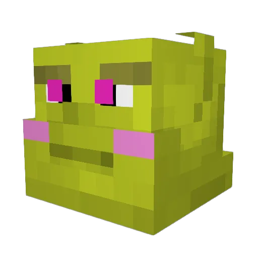 ghormeh_sabzi Minecraft avatar head, 3D render