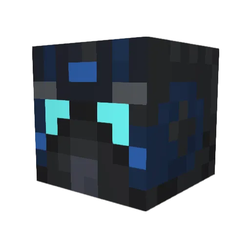 ghost0042 Minecraft avatar head, 3D render