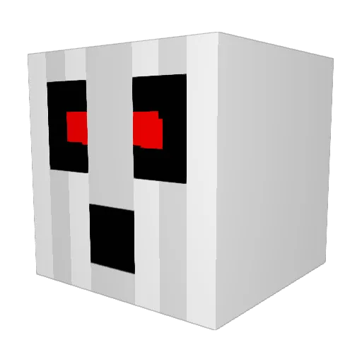 ghost11112 Minecraft avatar head, 3D render