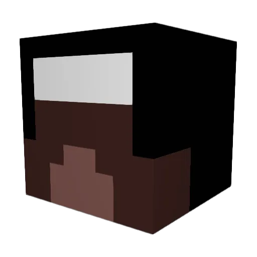 ghost123hunter Minecraft avatar head, 3D render