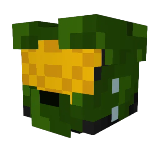 ghost177 Minecraft avatar head, 3D render