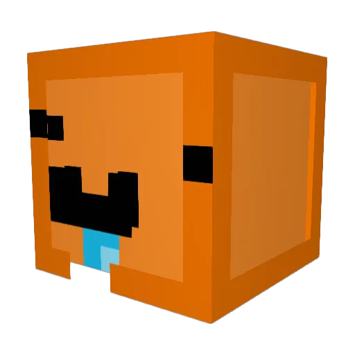 ghost1deadly Minecraft avatar head, 3D render