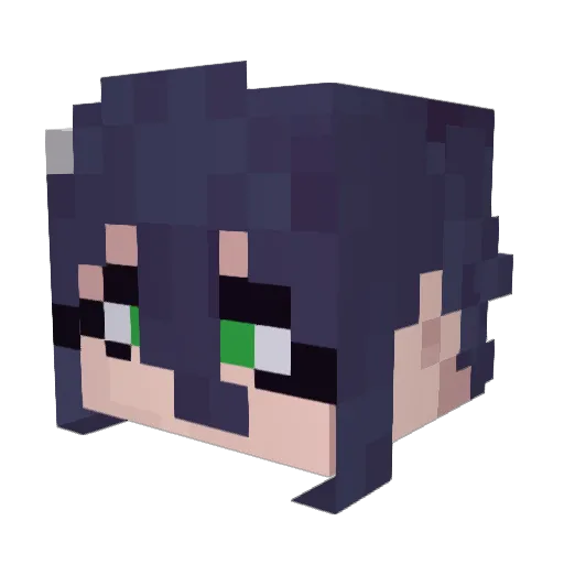 ghost20010 Minecraft avatar head, 3D render