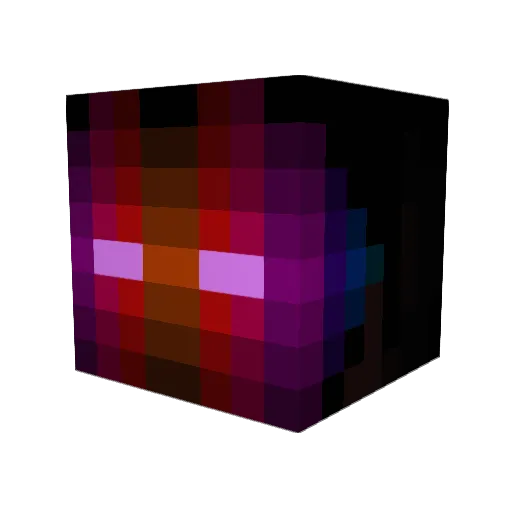 ghost2887 Minecraft avatar head, 3D render