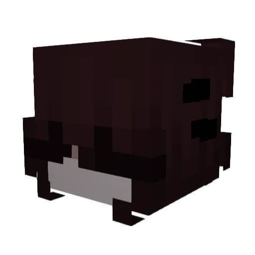 ghost_7337 Minecraft avatar head, 3D render