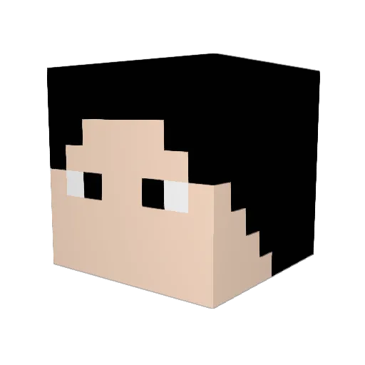 ghost__knigth Minecraft avatar head, 3D render
