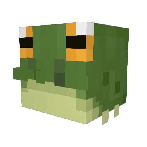 ghost_st Minecraft avatar head, 3D render