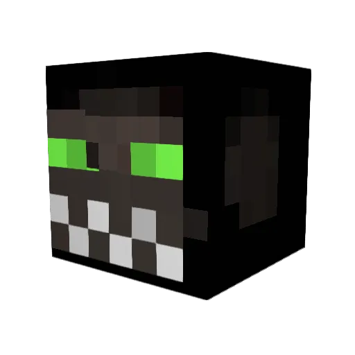 ghostbone42 Minecraft avatar head, 3D render