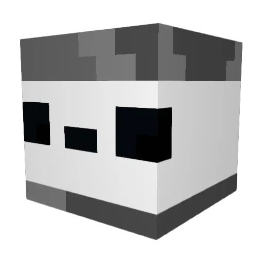 ghostcool49 Minecraft avatar head, 3D render