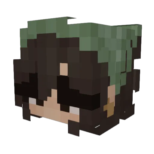 ghostknight2695 Minecraft avatar head, 3D render