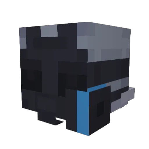 ghostman2206 Minecraft avatar head, 3D render