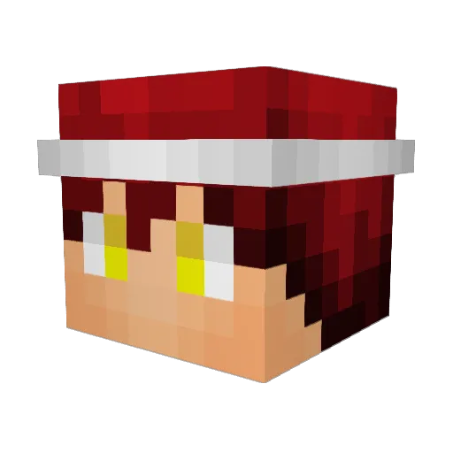 ghostofwar88 Minecraft avatar head, 3D render