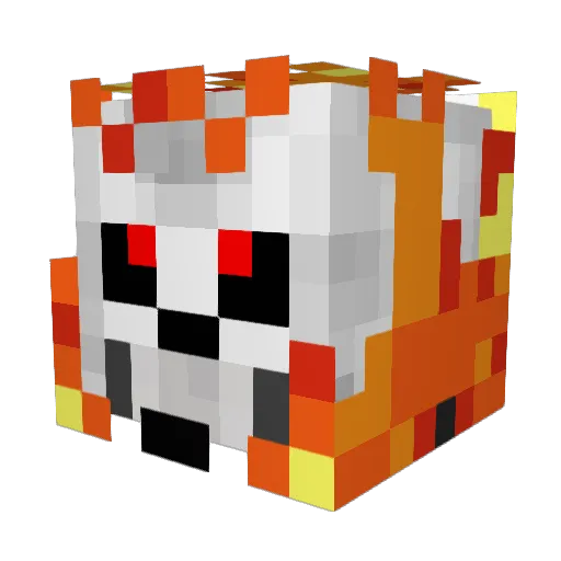 ghostrider2580 Minecraft avatar head, 3D render