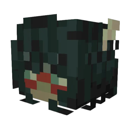 ghostromz Minecraft avatar head, 3D render