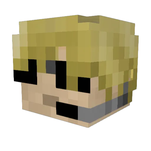 ghostryder73 Minecraft avatar head, 3D render