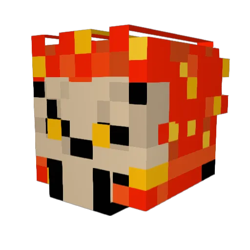 ghosts2002 Minecraft avatar head, 3D render
