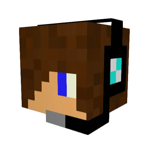 ghostsdragon34 Minecraft avatar head, 3D render