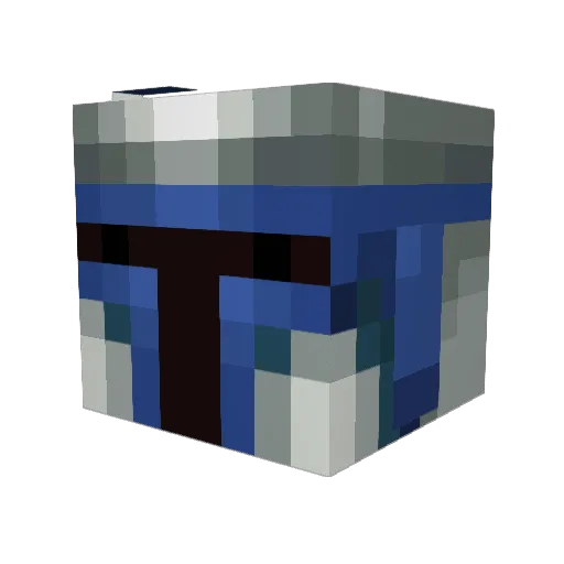 ghostshots Minecraft avatar head, 3D render