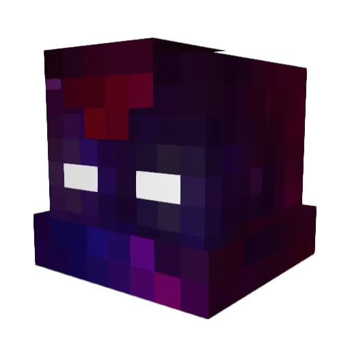 ghoststorm246 Minecraft avatar head, 3D render