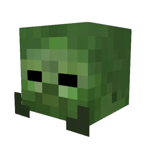 ghostwolf1997 Minecraft avatar head, 3D render