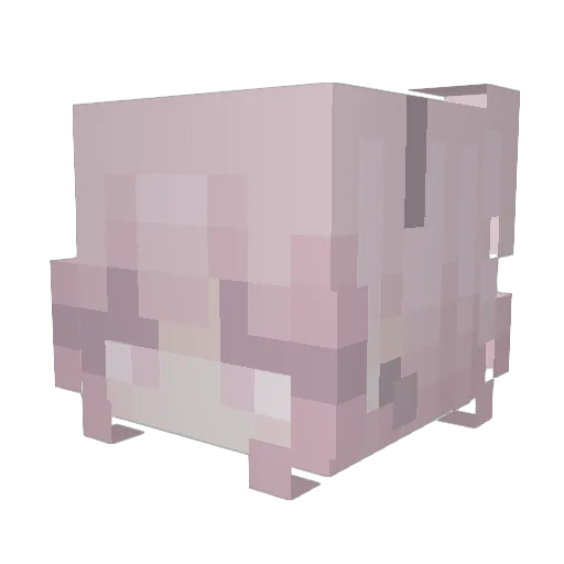 ghostxxangel Minecraft avatar head, 3D render