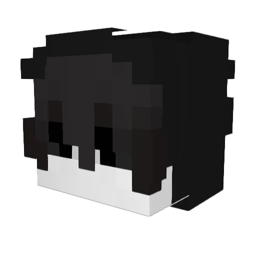 ghosty7 Minecraft avatar head, 3D render