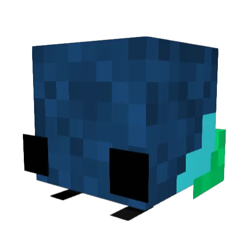 ghostytheghost Minecraft avatar head, 3D render