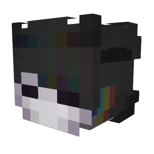 ghoul13 Minecraft avatar head, 3D render