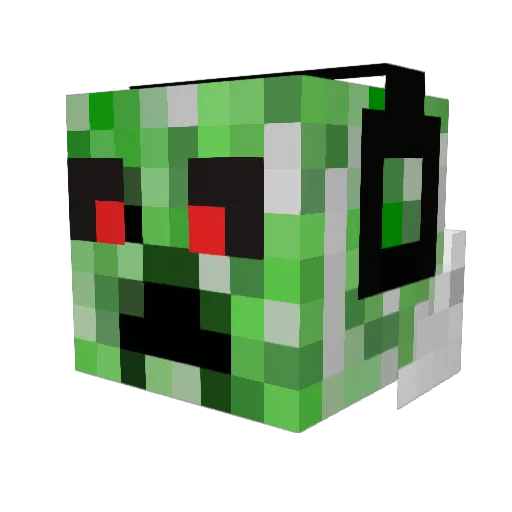 ghoulman01 Minecraft avatar head, 3D render