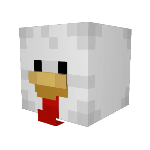 ghouls11 Minecraft avatar head, 3D render