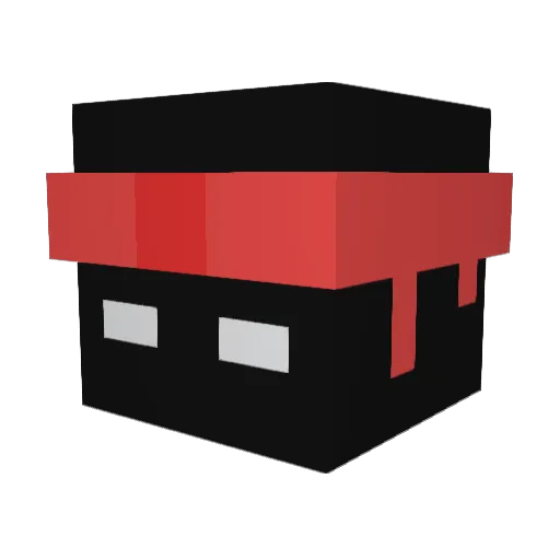 ghoulzz41 Minecraft avatar head, 3D render