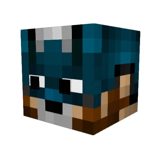ghounds1234 Minecraft avatar head, 3D render