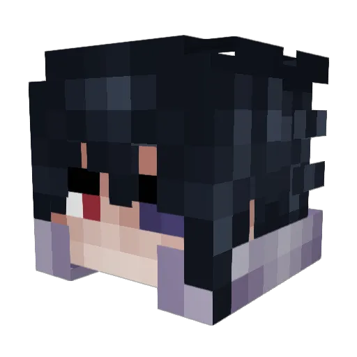 ghtann Minecraft avatar head, 3D render