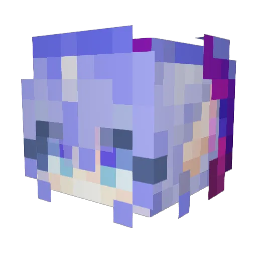 ghunter41 Minecraft avatar head, 3D render