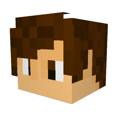 ghunter_ Minecraft avatar head, 3D render